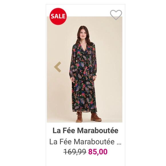 LA FEE MARABOUTEE Dress Womens Size EU 38 Bohemian Prairie Peasant Multicolr - Picture 14 of 14